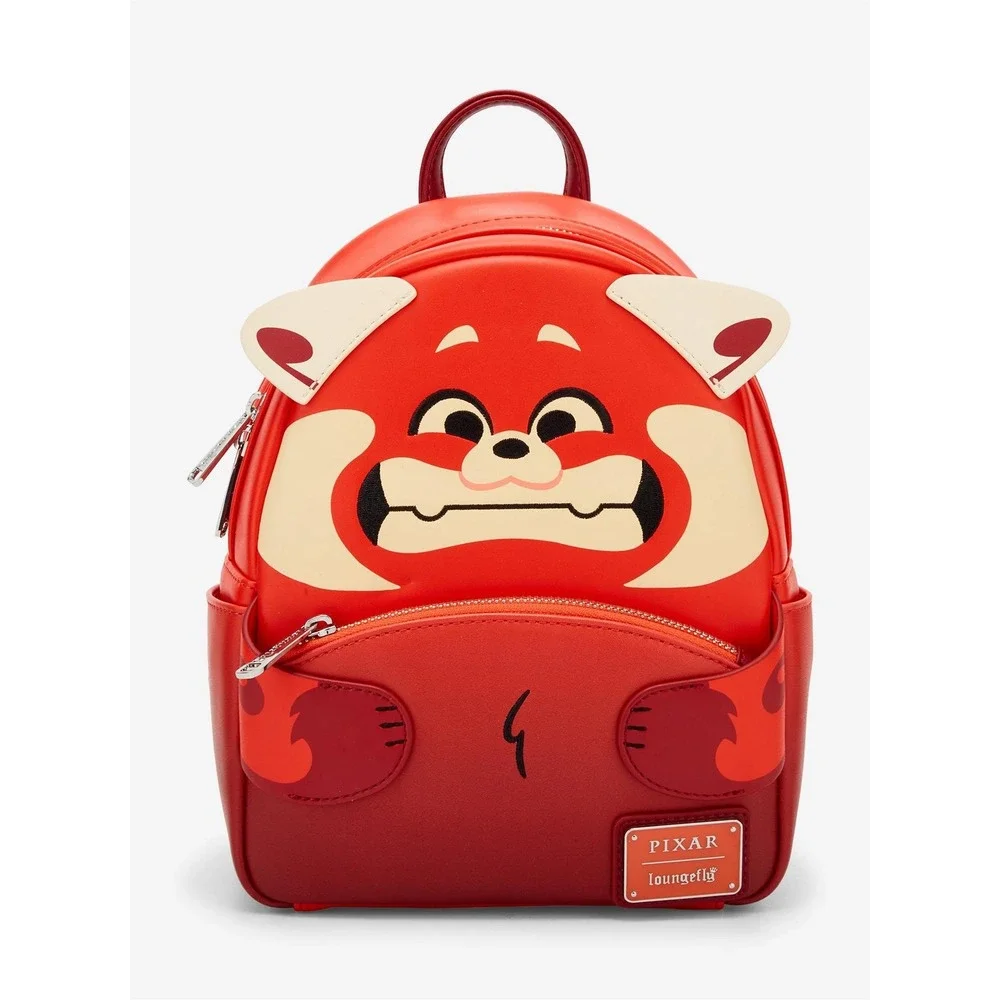 NEW Loungefly Disney Pixar Turning Red Mei Red‎ Panda Mini Backpack & Wallet Set